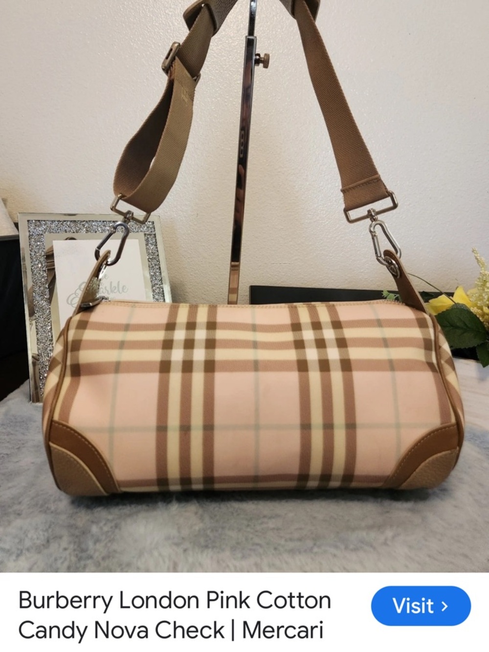 Burberry Nova Lola - Tan and light pink - Picture 13 of 13